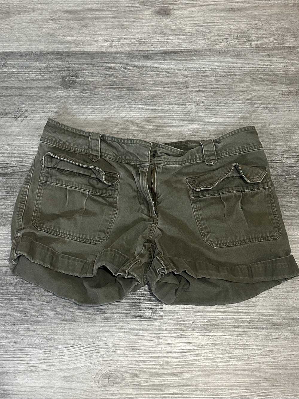 Joe Fresh Olive Green Utility Cargo Shorts